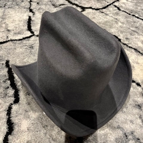 BIG WING WESTERN HAT - CHARCOAL