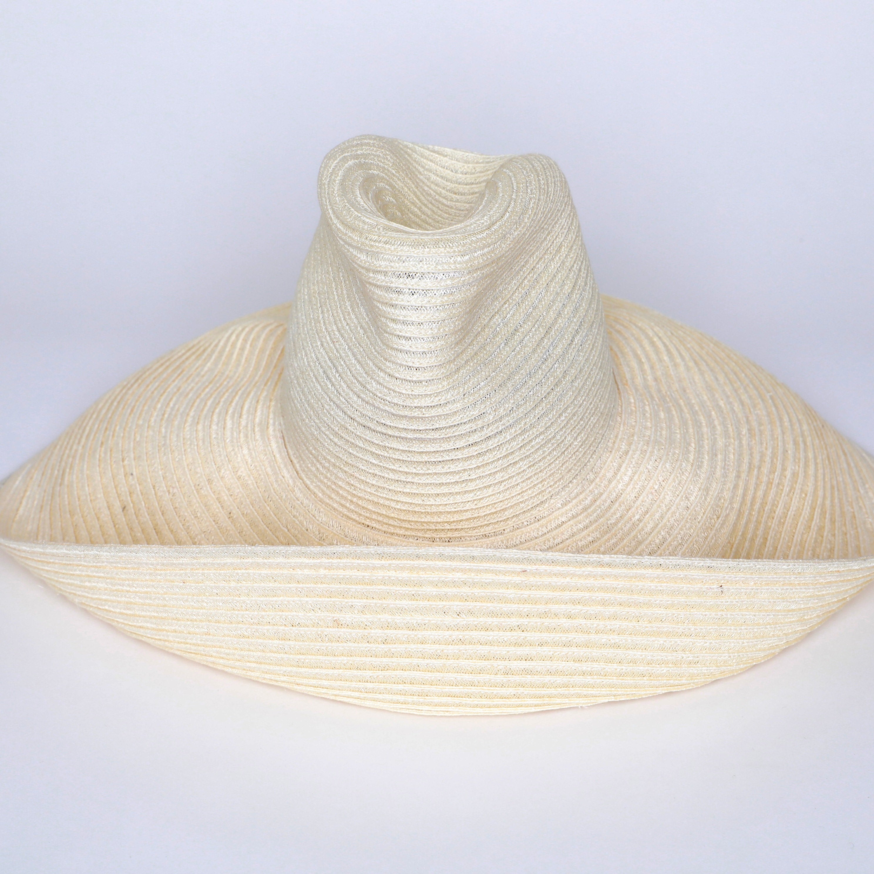 SALE - BIG BOWL WIDE BRIM HAT - M/L
