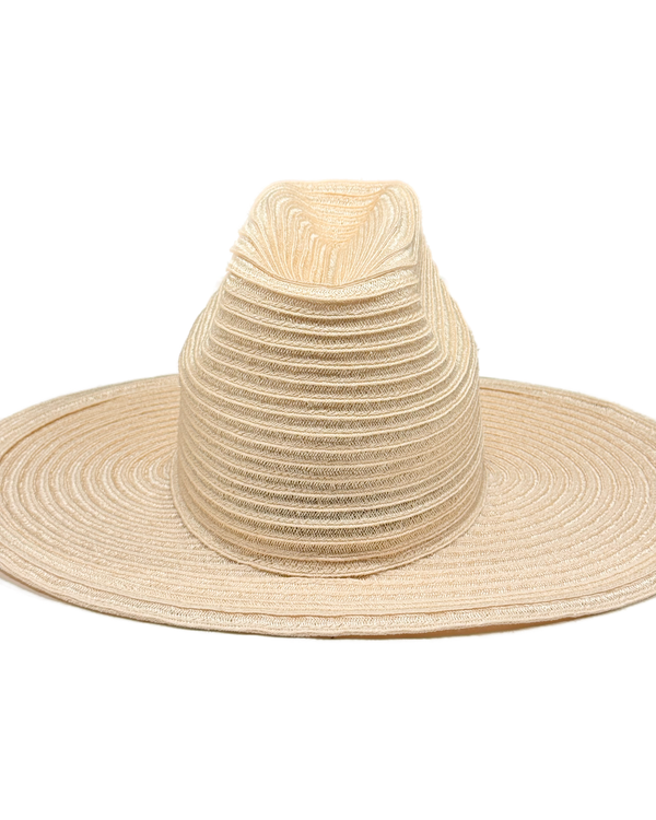 EOS28 - WIDE OVAL BRIM FEDORA HAT - L/XL