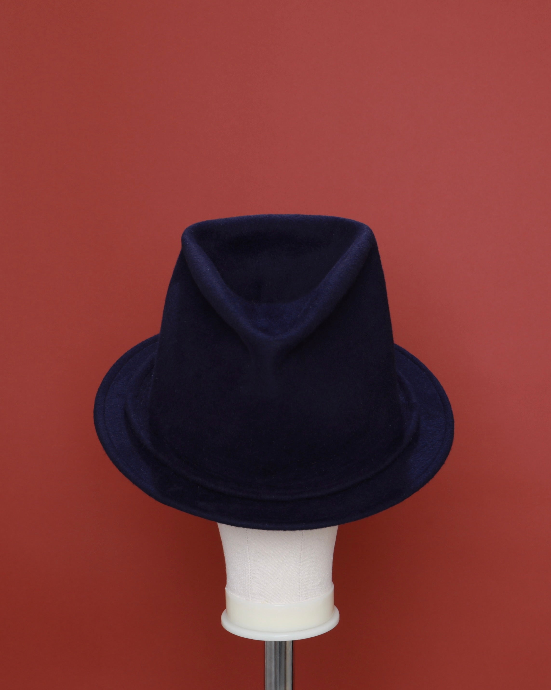 PF NAVY BIG SMASHED FEDORA HAT - L/XL