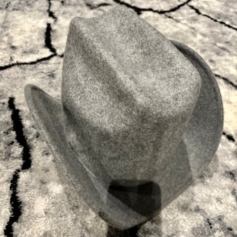 BIG WING WESTERN HAT - GREY MIX