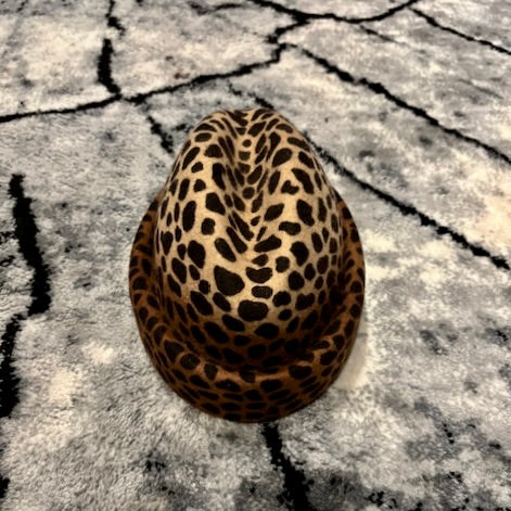 RUSSIAN CUFF HAT - BROWN LEOPARD