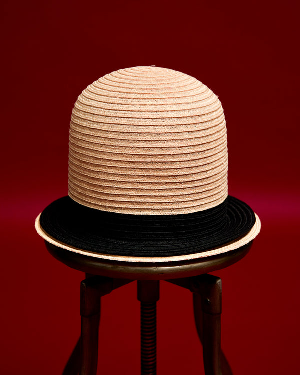 BIG BOWLER HAT IN HEMP