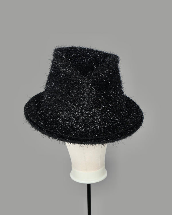 BIG SMASHED SPARKLE FEDORA - S/M