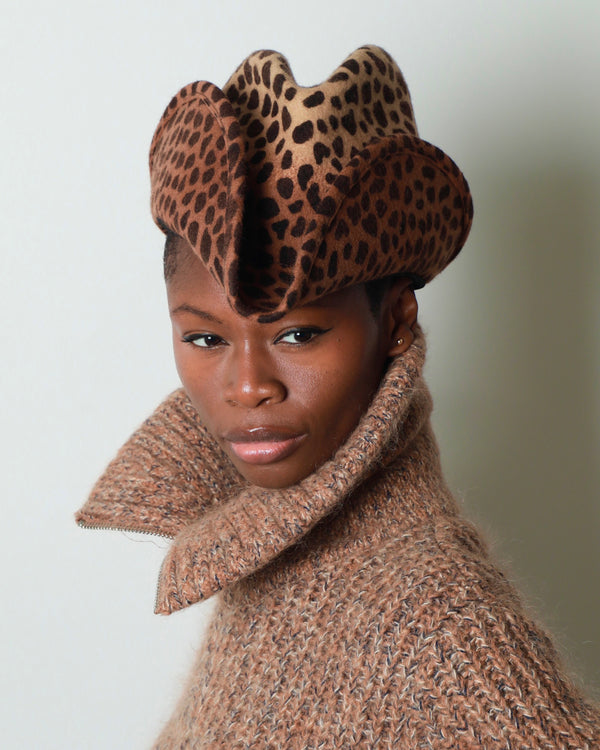 BACKLESS MINI WESTERN HAT