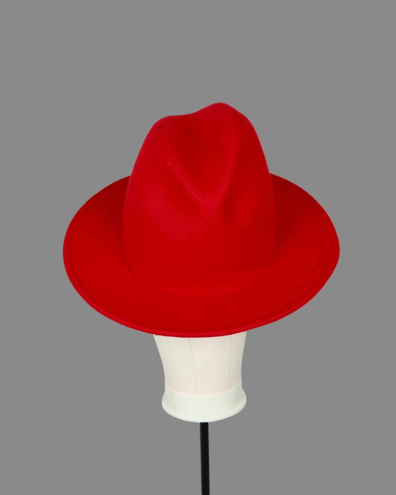 ROUND BRIM FEDORA HAT - SMALL