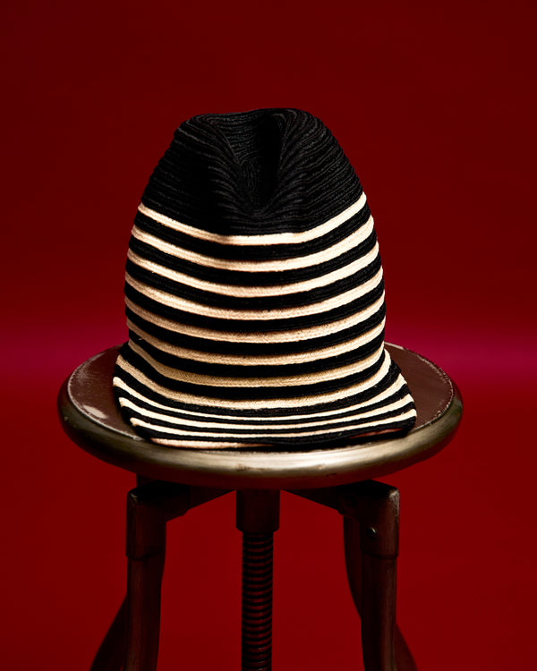 BIG FEDORA CAP IN HEMP