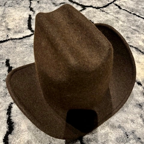 BIG WING WESTERN HAT - BROWN