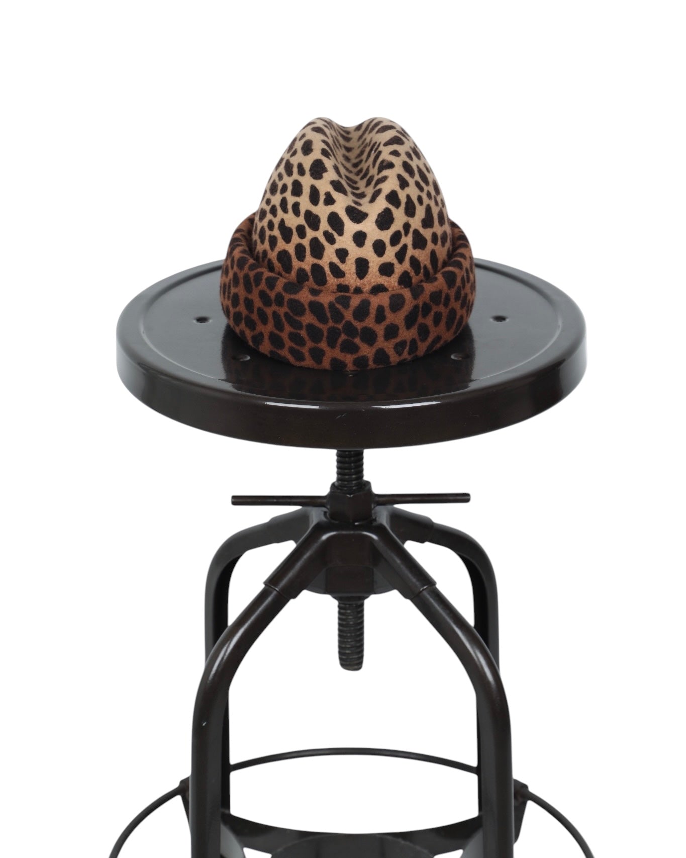 RUSSIAN CUFF HAT - BROWN LEOPARD