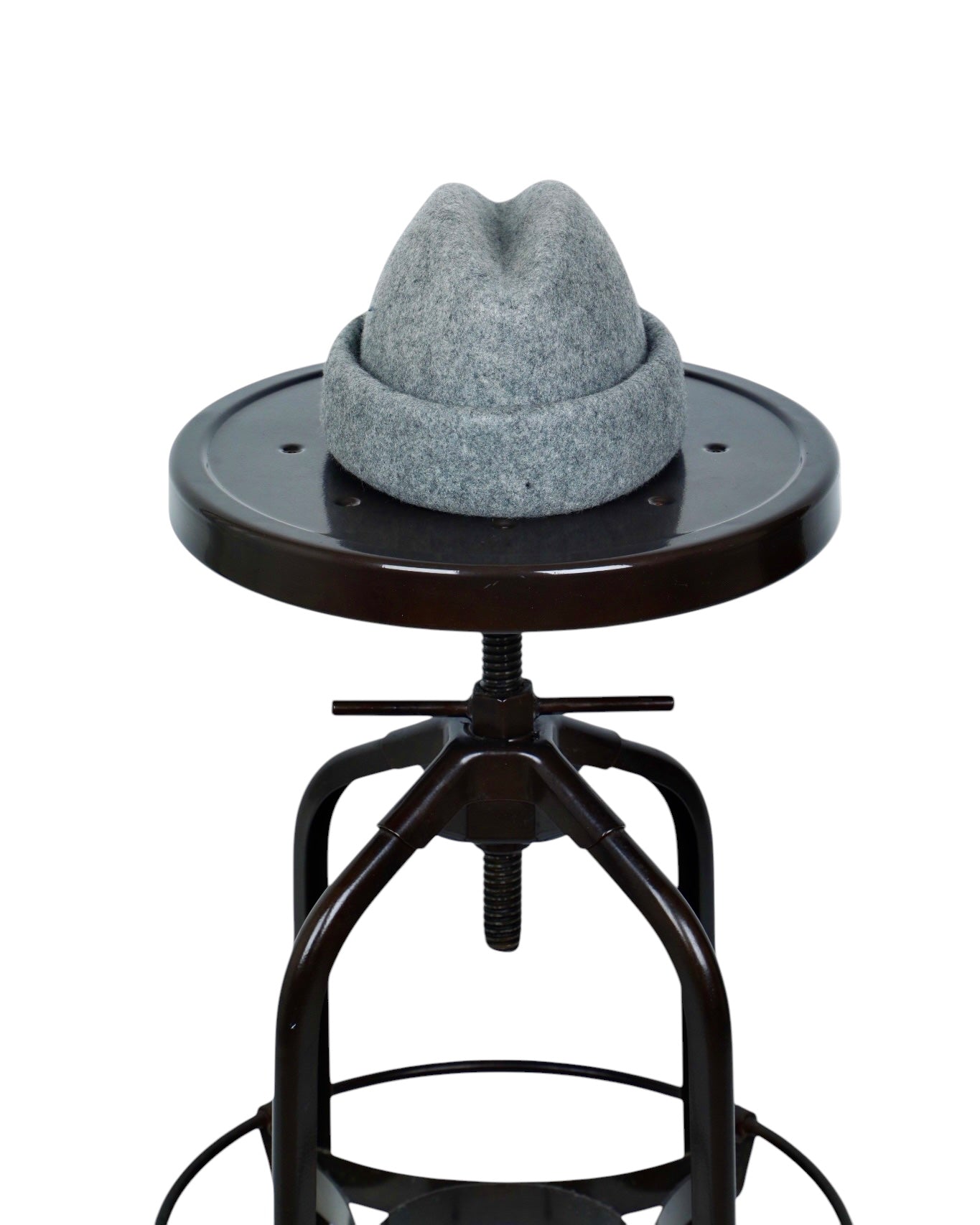 RUSSIAN CUFF HAT - GREY MIX