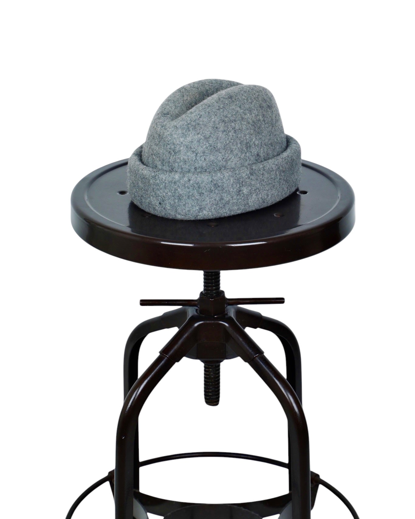 RUSSIAN CUFF HAT - GREY MIX