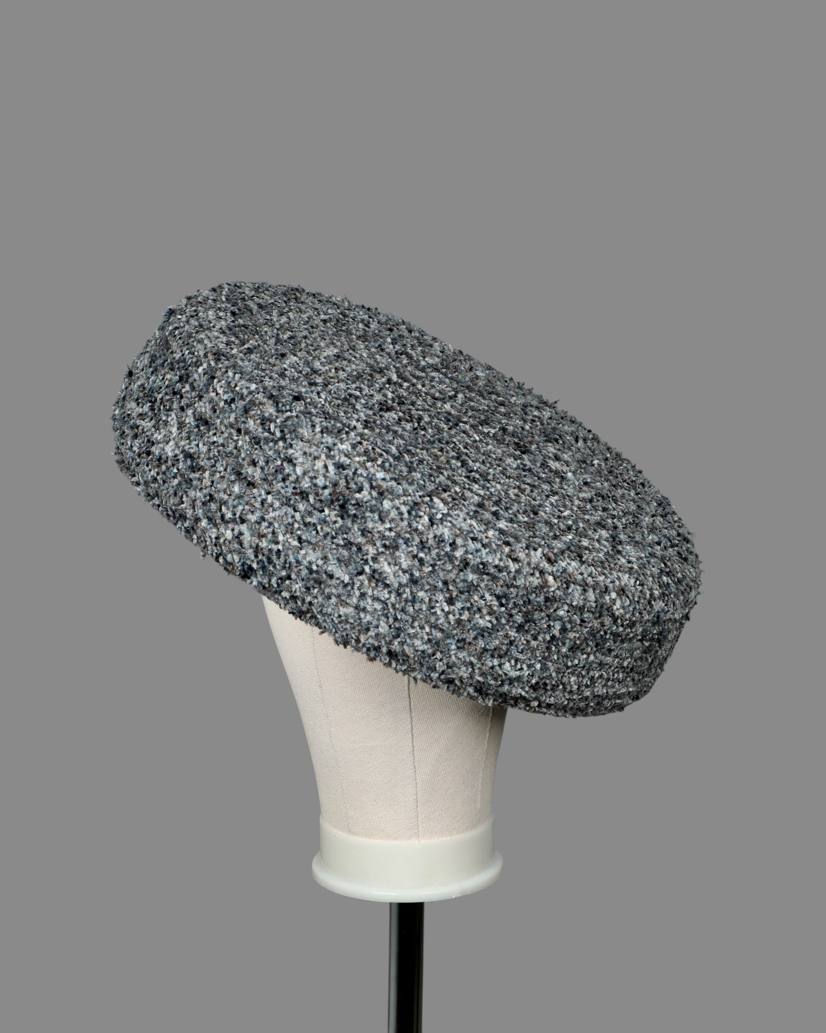 FS - TWEED BIG CUSHION BERET HAT - M/L