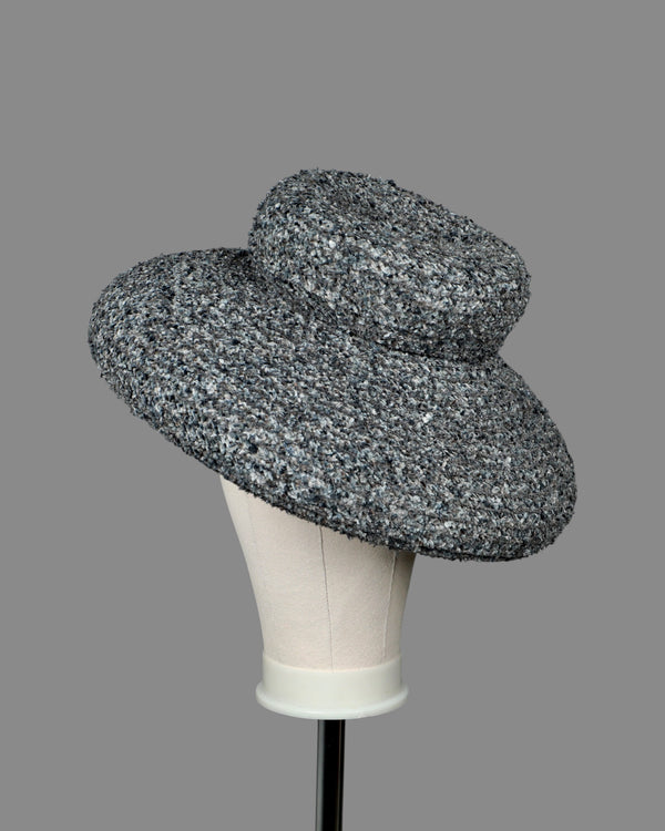 TWEED BIG MUSHROOM HAT - S/M