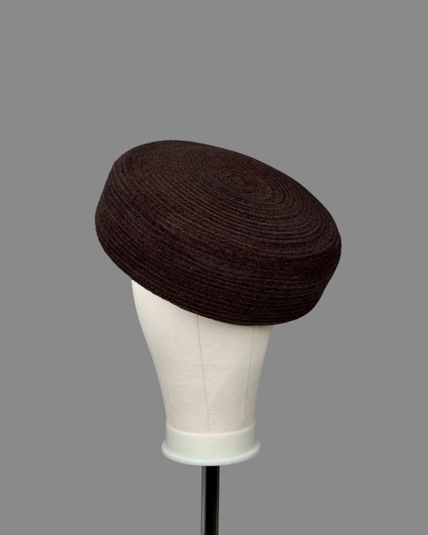 CHENILLE CUSHION BERET HAT - M/L