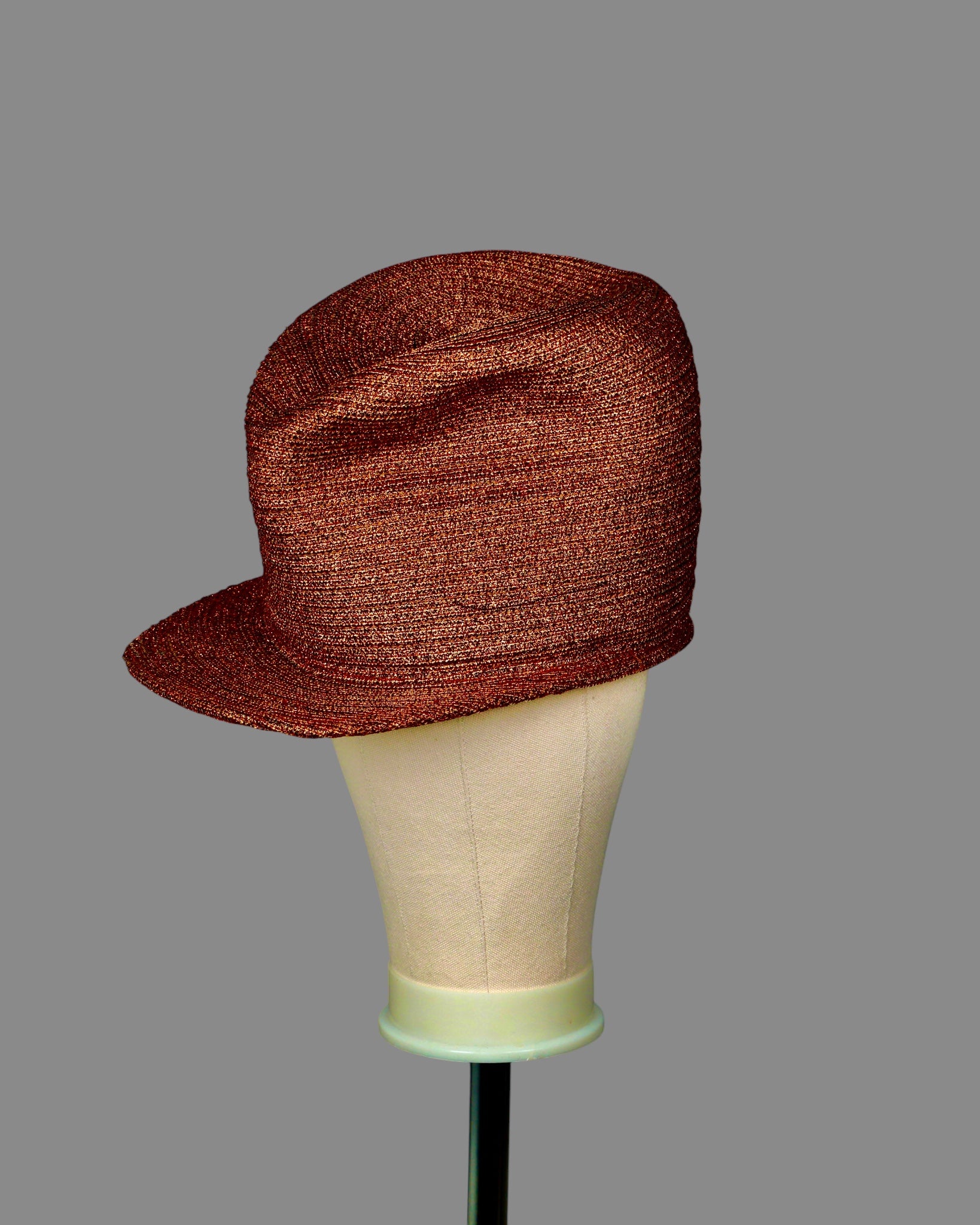 FS - METALLIC BIG FEDORA CAP - L/XL