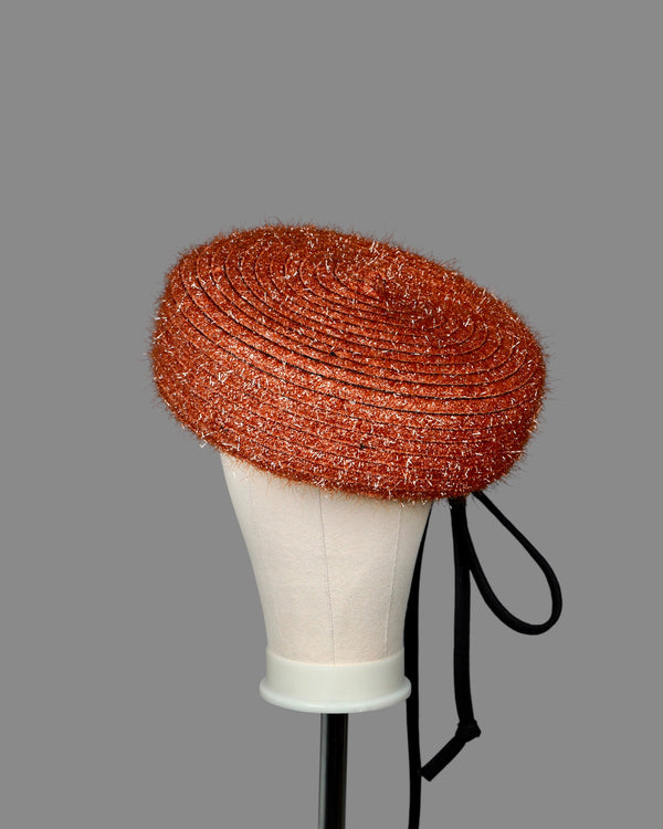 SPARKLE METALLIC CUSHION BERET - M/L