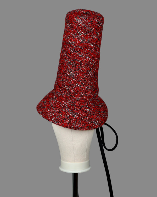 TWEED CONE HAT - OS